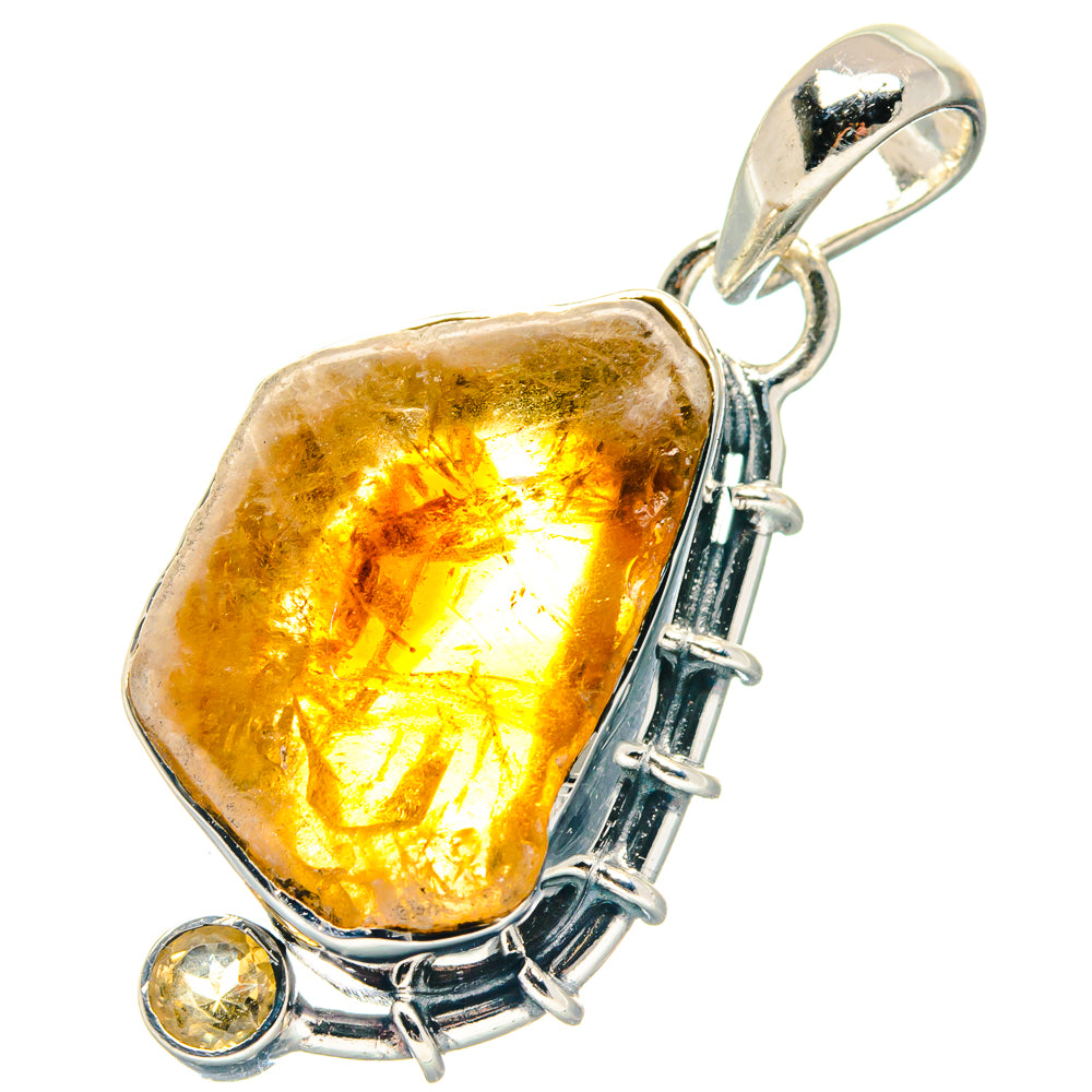 Citrine Pendants handcrafted by Anasilvercos - PD19053