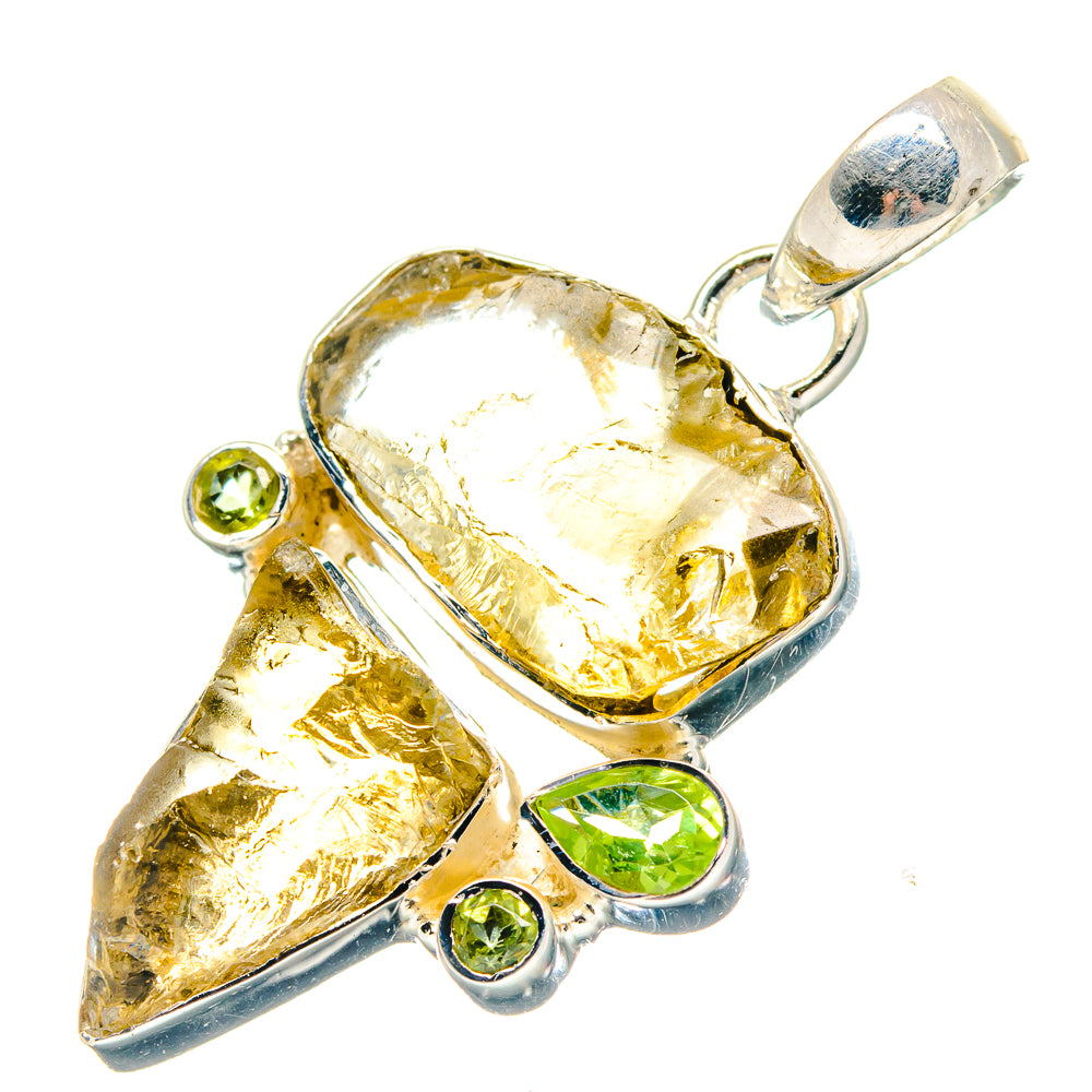 Citrine Pendants handcrafted by Anasilvercos - PD19054