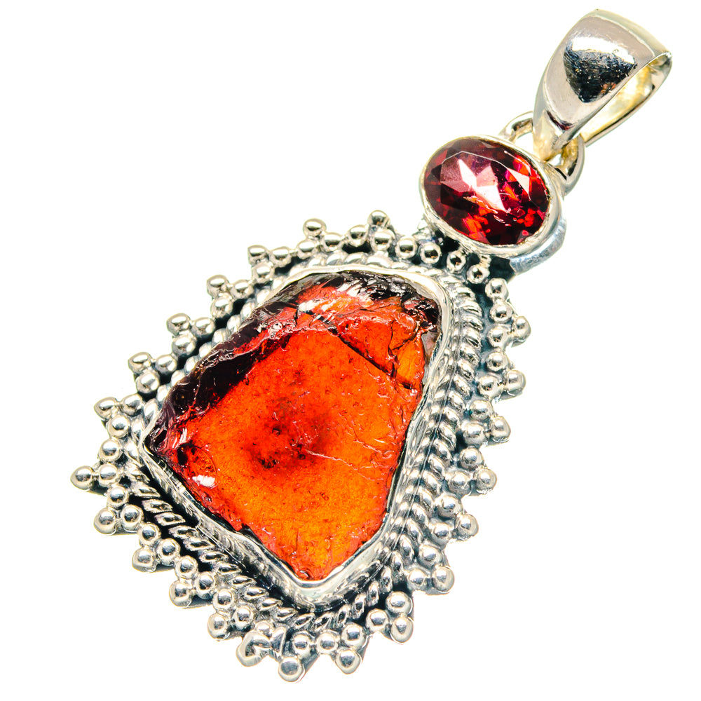Garnet Pendants handcrafted by Anasilvercos - PD19069