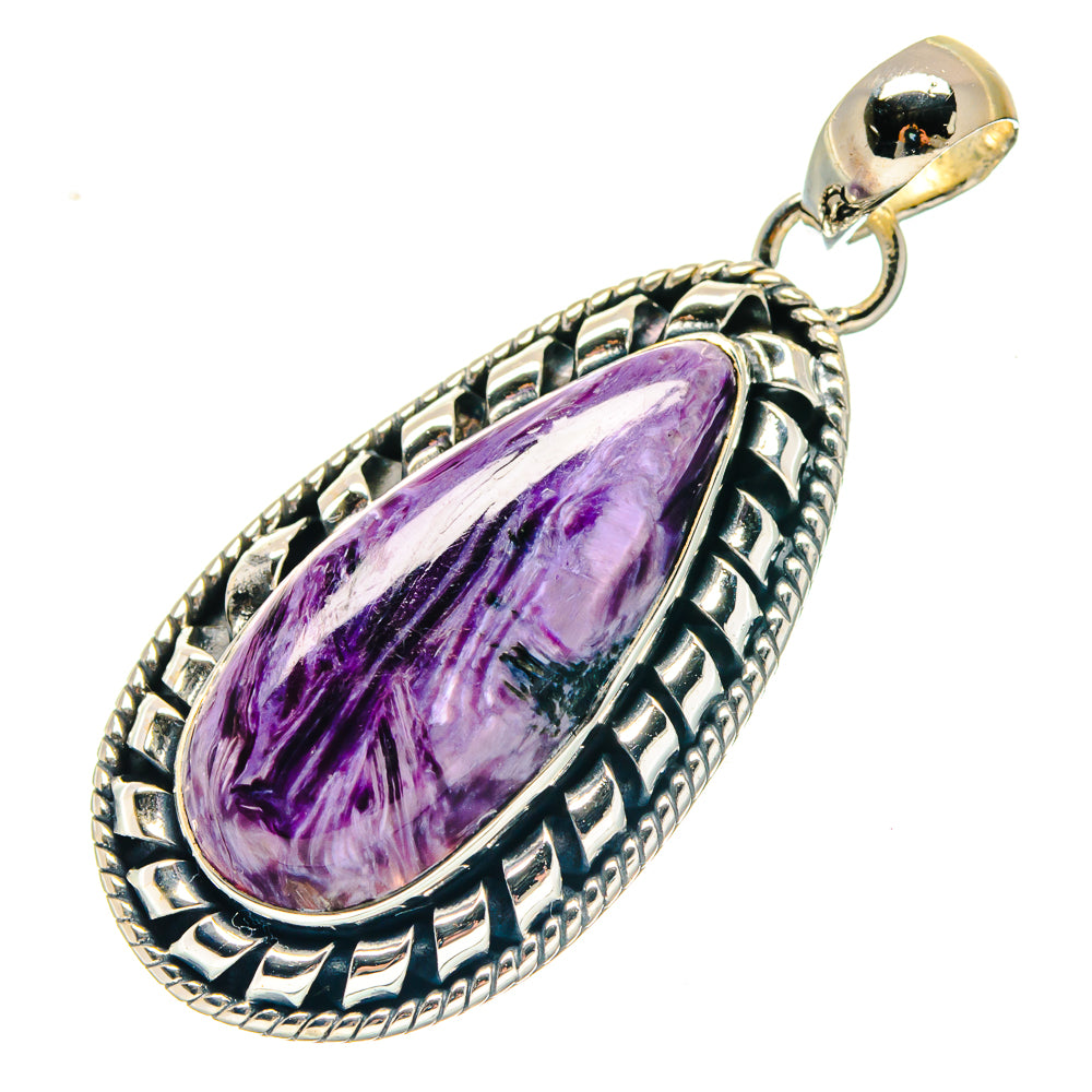 Charoite Pendants handcrafted by Anasilvercos - PD19072