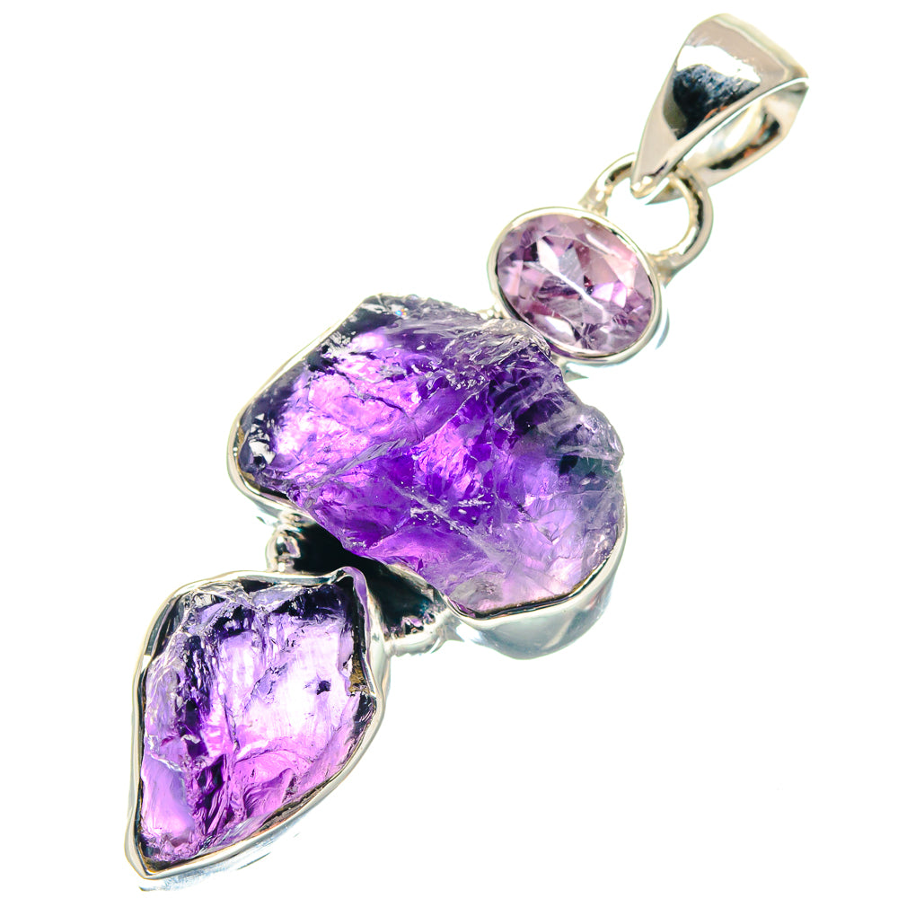 Amethyst Pendants handcrafted by Anasilvercos - PD19075
