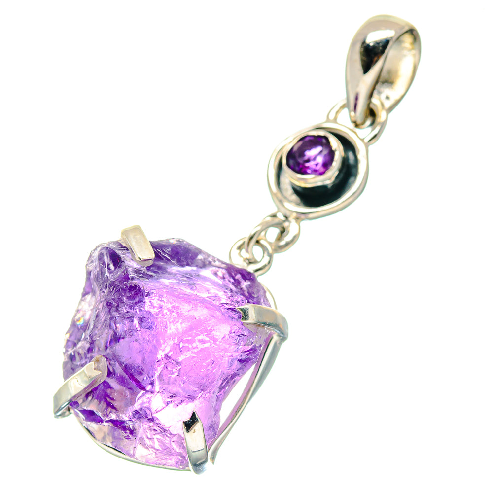 Amethyst Pendants handcrafted by Anasilvercos - PD19076
