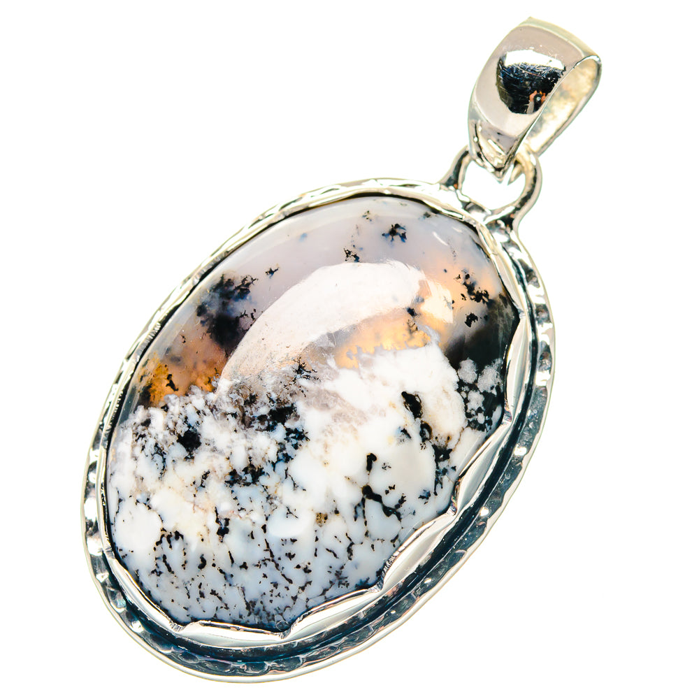 Dendritic Opal Pendants handcrafted by Anasilvercos - PD19093