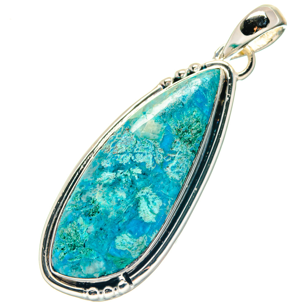 Chrysocolla Pendants handcrafted by Anasilvercos - PD19100