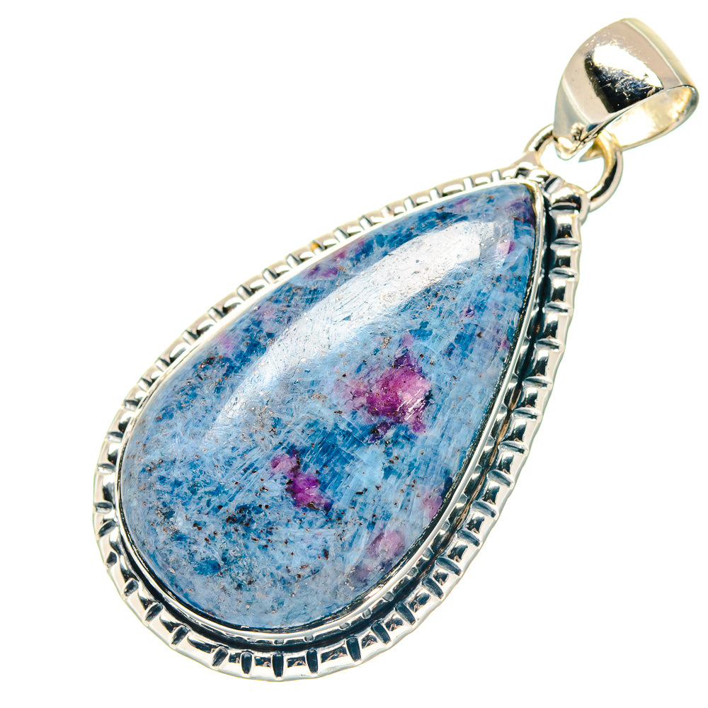 Ruby Fuchsite Pendants handcrafted by Anasilvercos - PD19108