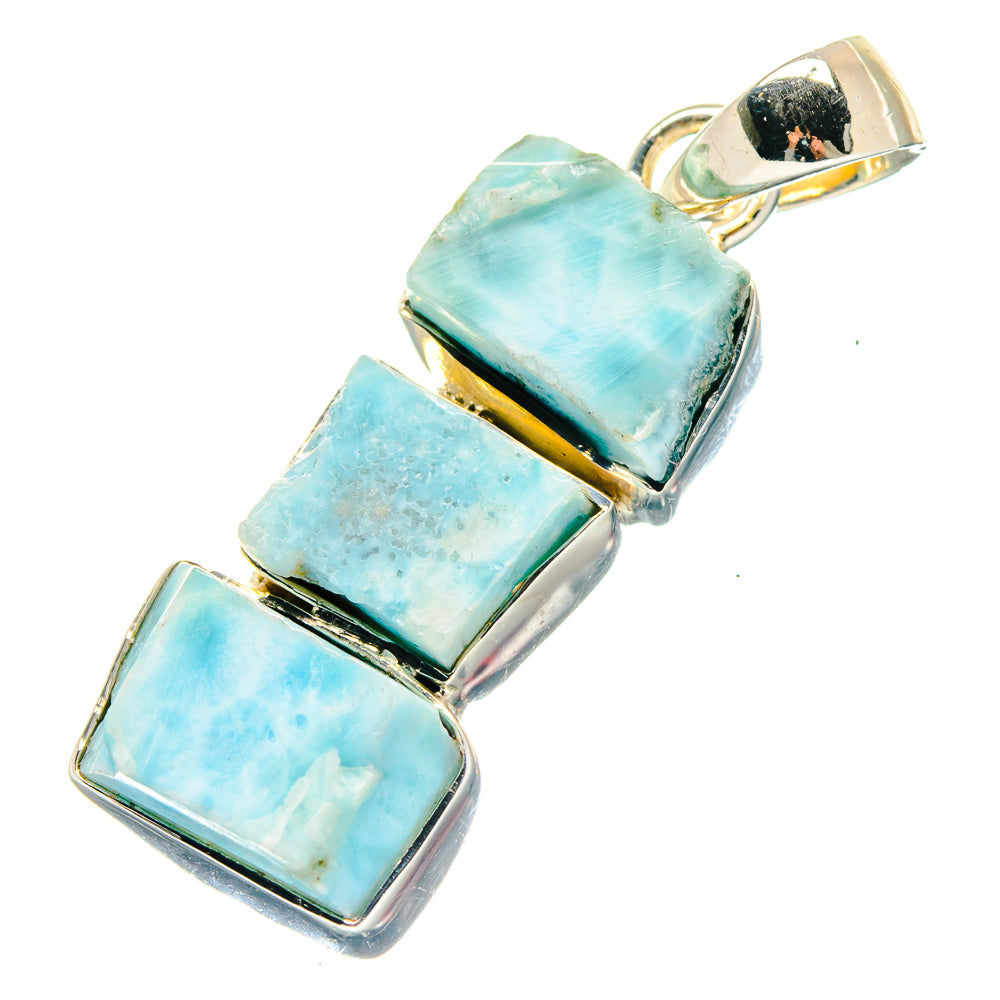 Larimar Pendants handcrafted by Anasilvercos - PD19110