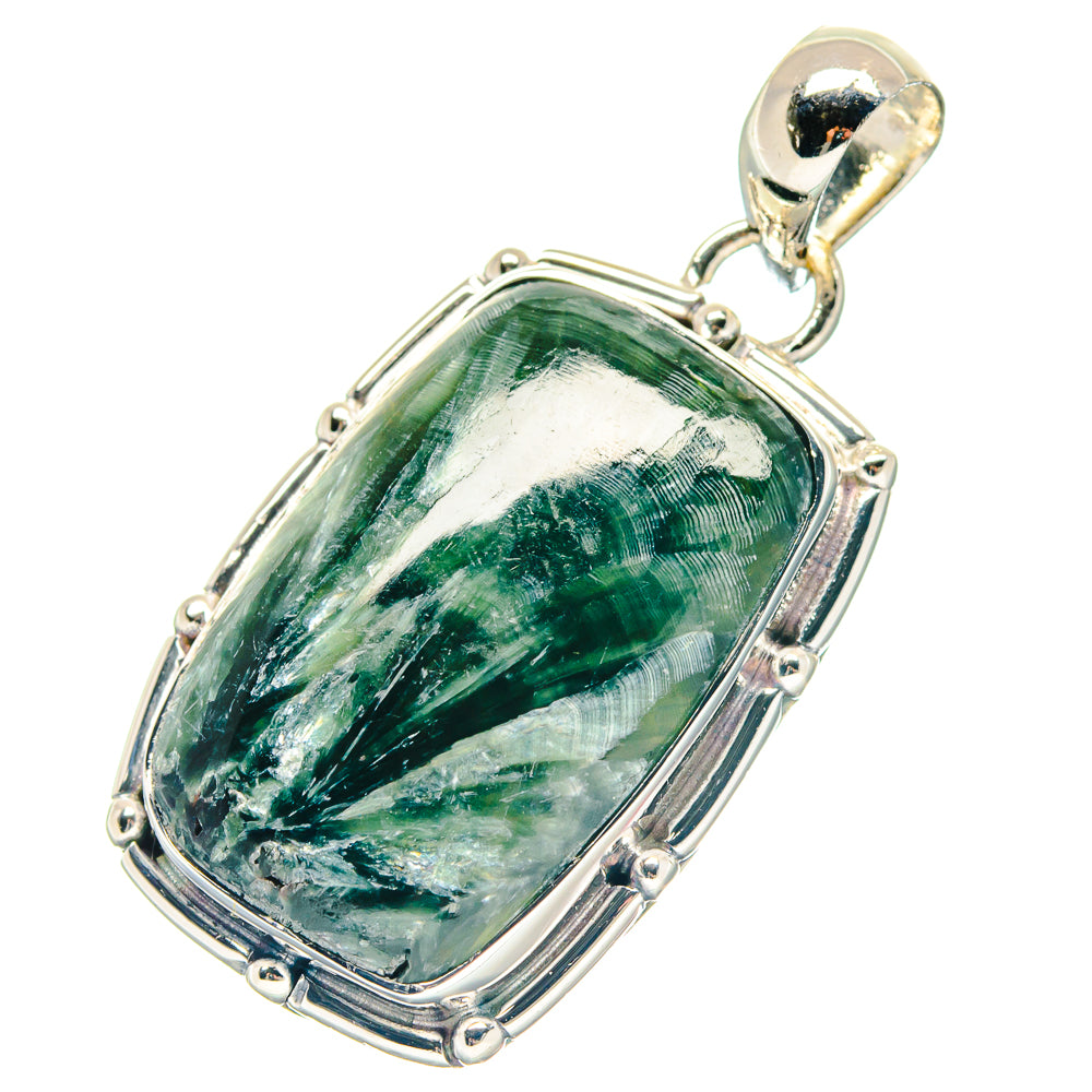 Seraphinite Pendants handcrafted by Anasilvercos - PD19117