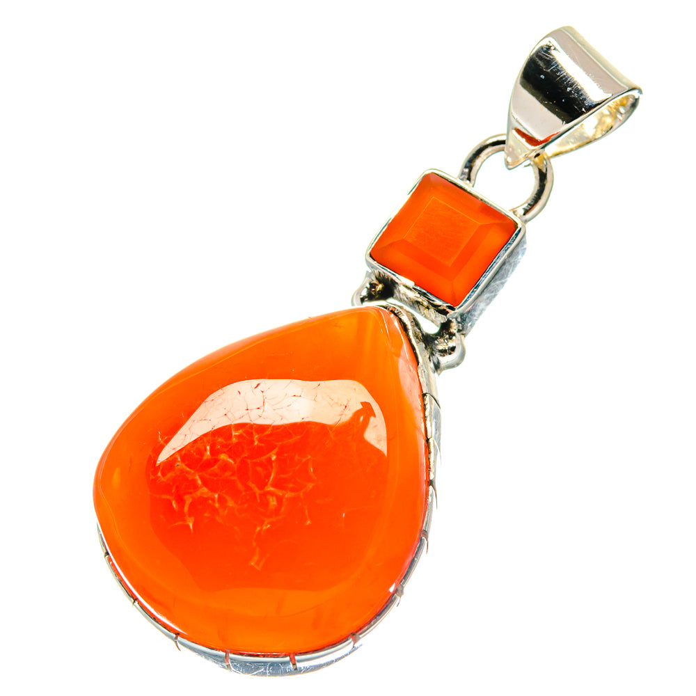 Carnelian Pendants handcrafted by Anasilvercos - PD19136