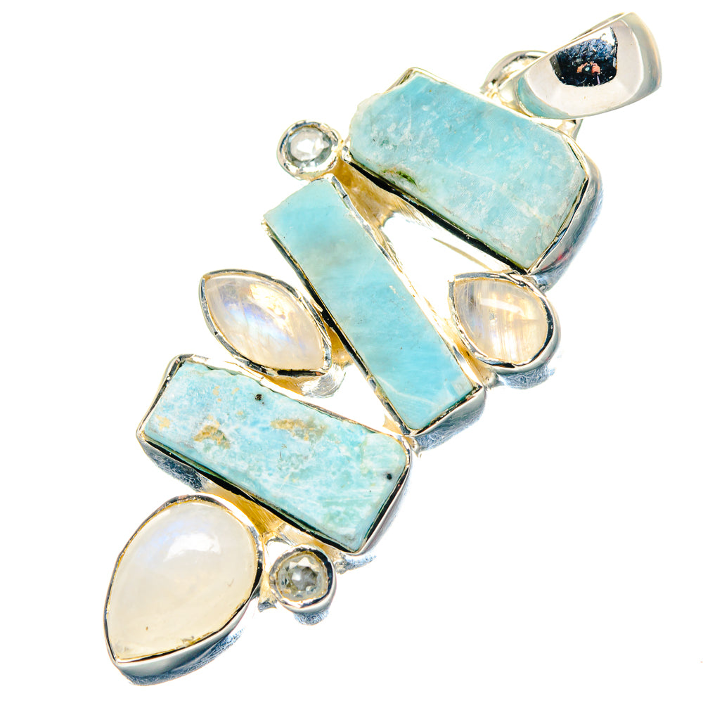 Larimar Pendants handcrafted by Anasilvercos - PD19143