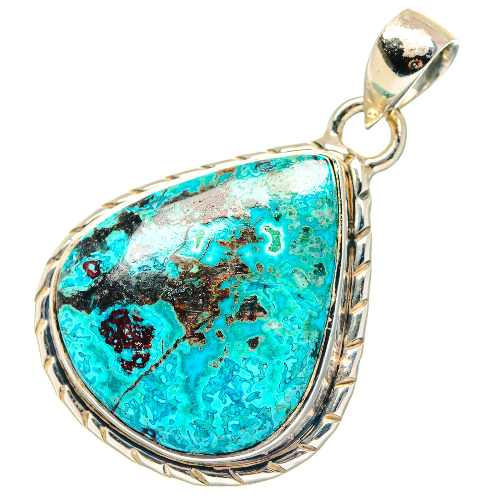 Chrysocolla Pendants handcrafted by Anasilvercos - PD19152