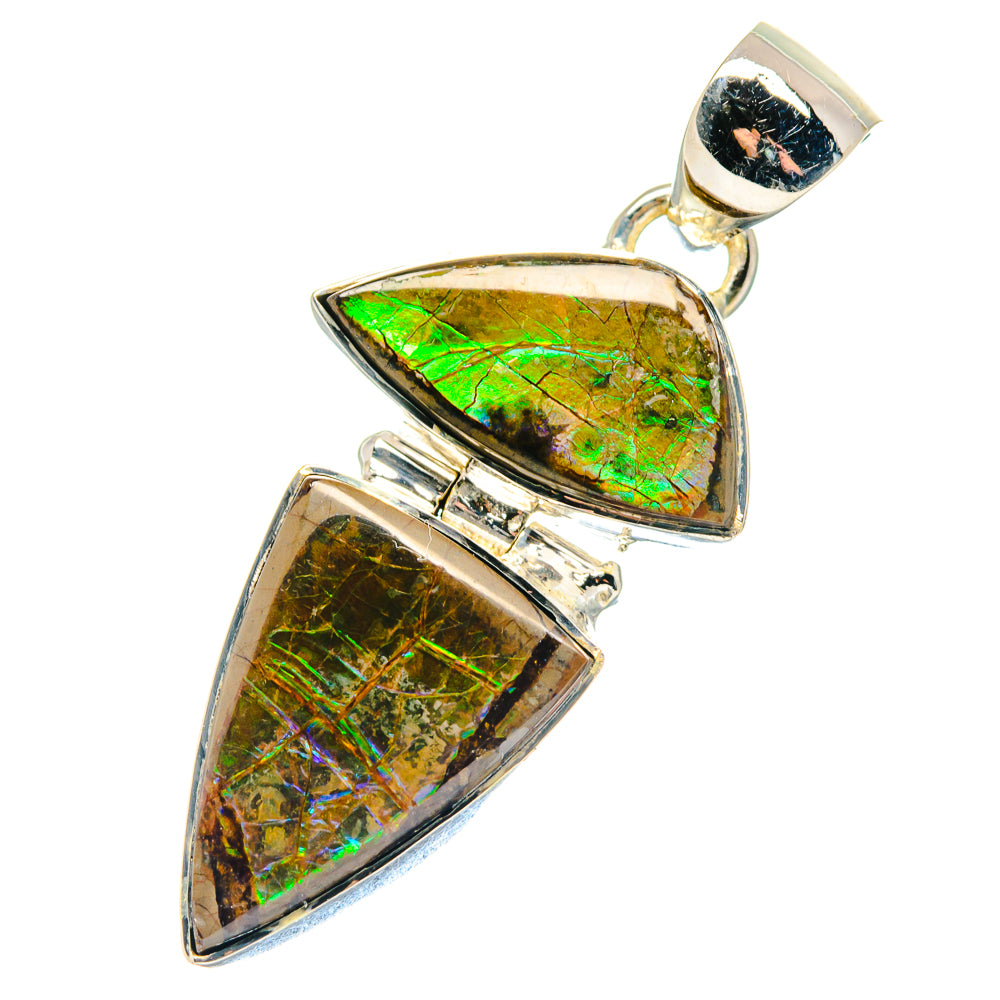 Ammolite Pendants handcrafted by Anasilvercos - PD19154