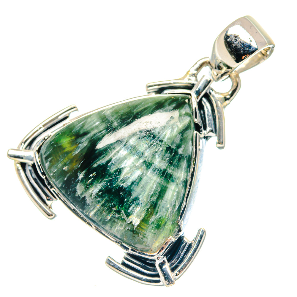 Seraphinite Pendants handcrafted by Anasilvercos - PD19159