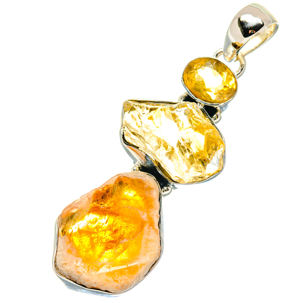 Citrine Pendants handcrafted by Anasilvercos - PD19178