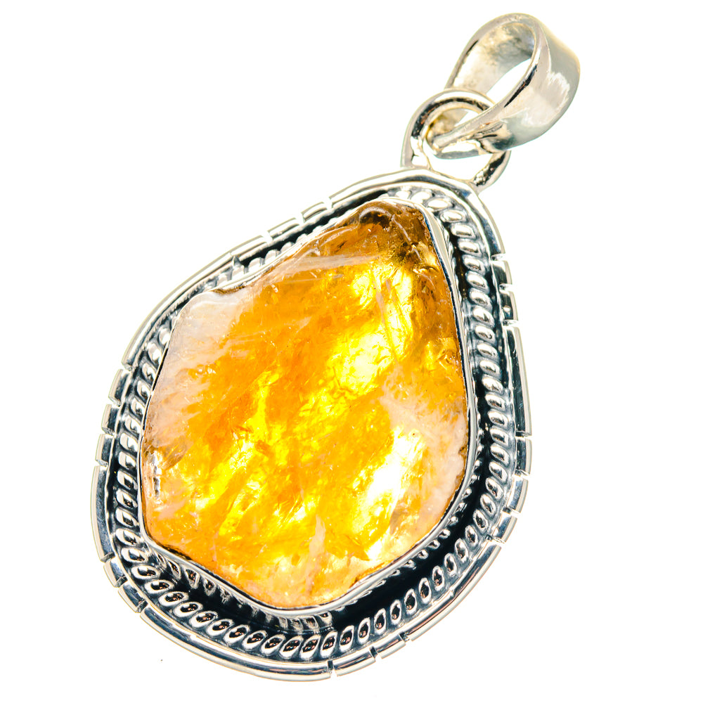 Citrine Pendants handcrafted by Anasilvercos - PD19182