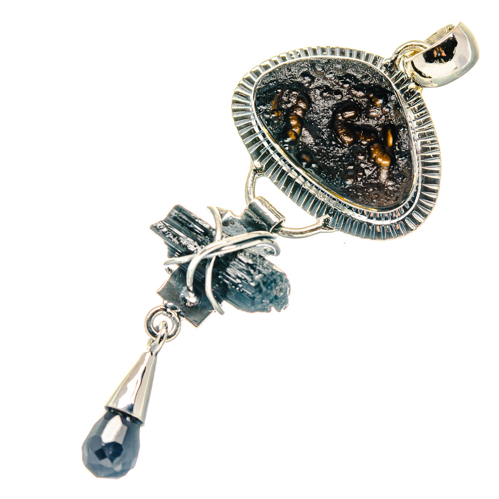 Tektite Pendants handcrafted by Anasilvercos - PD19215