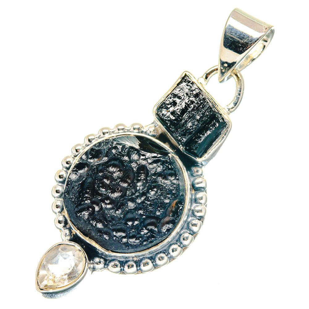 Tektite Pendants handcrafted by Anasilvercos - PD19223