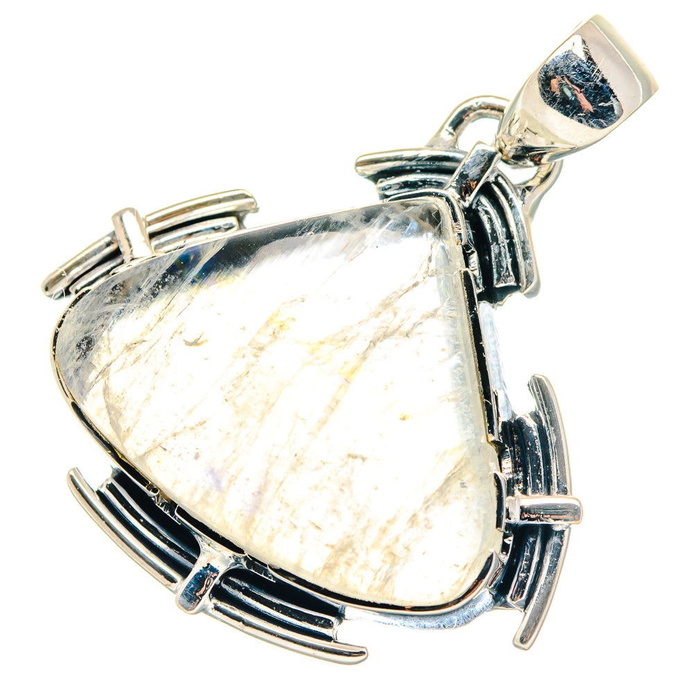 Rainbow Moonstone Pendants handcrafted by Anasilvercos - PD19229
