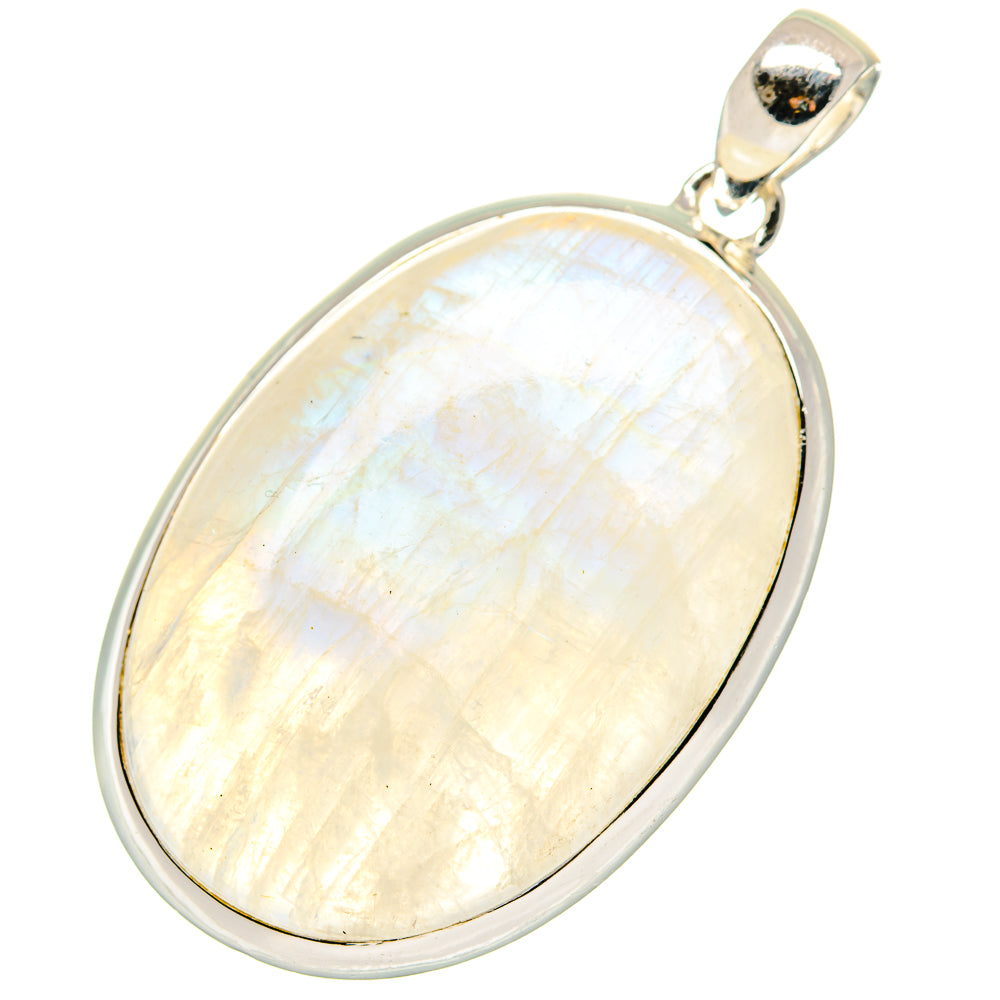 Rainbow Moonstone Pendants handcrafted by Anasilvercos - PD19231