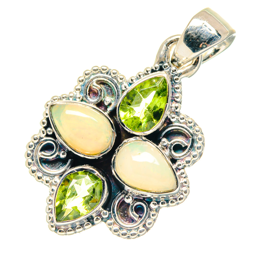 Ethiopian Opal Pendants handcrafted by Anasilvercos - PD19238