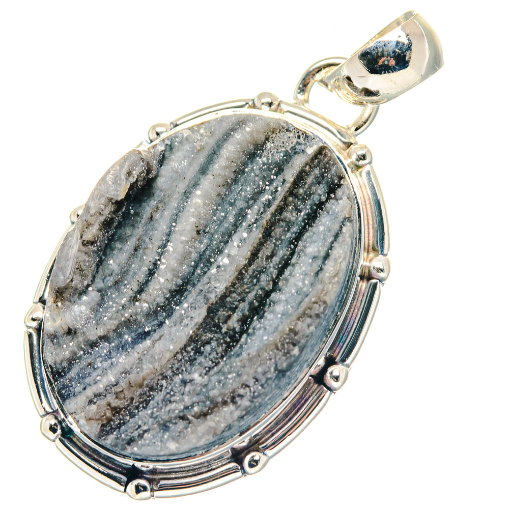 Desert Druzy Pendants handcrafted by Anasilvercos - PD19243 - Photo 2