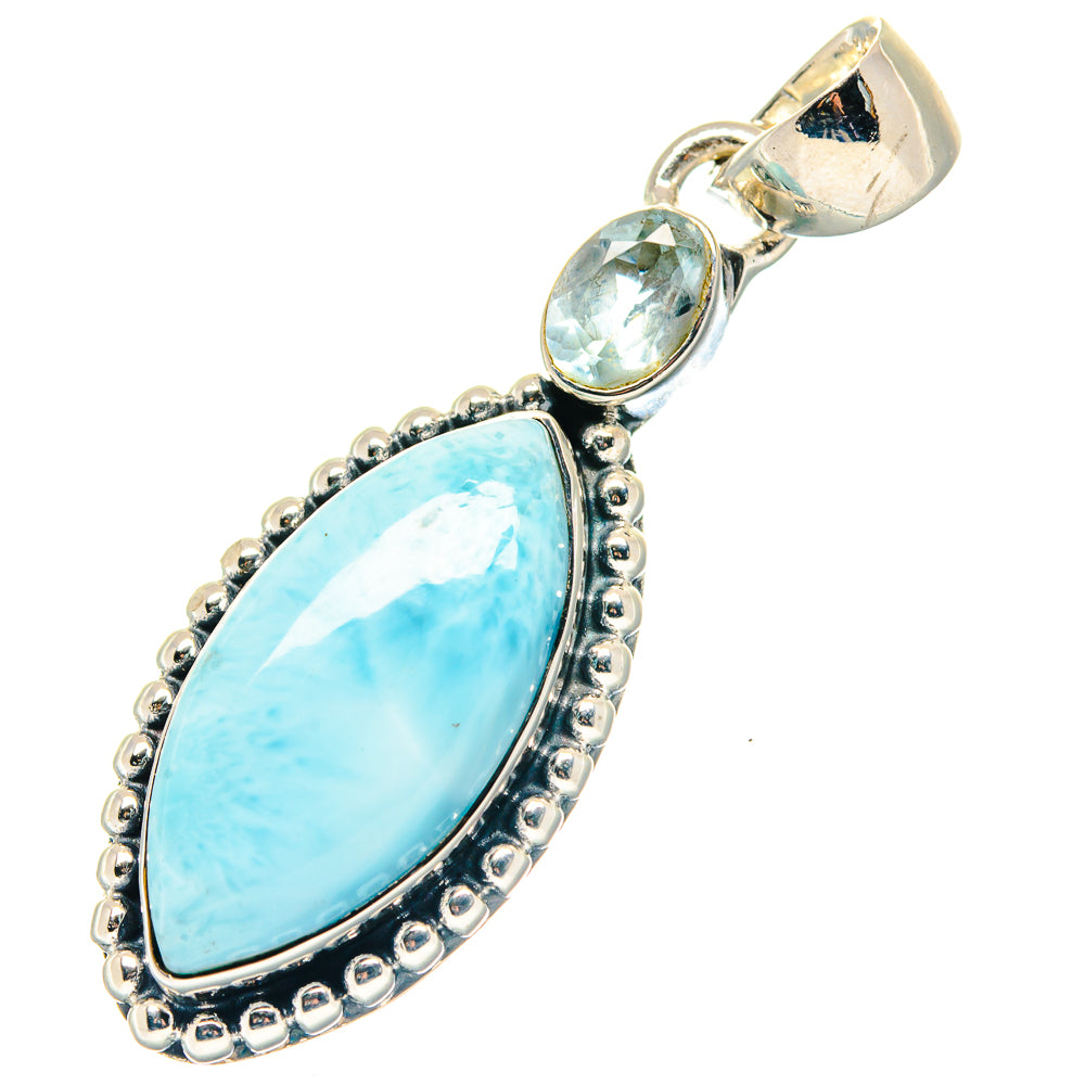 Larimar Pendants handcrafted by Anasilvercos - PD19251