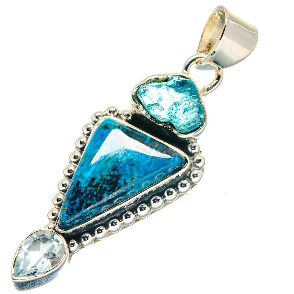 Shattuckite Pendants handcrafted by Anasilvercos - PD19255