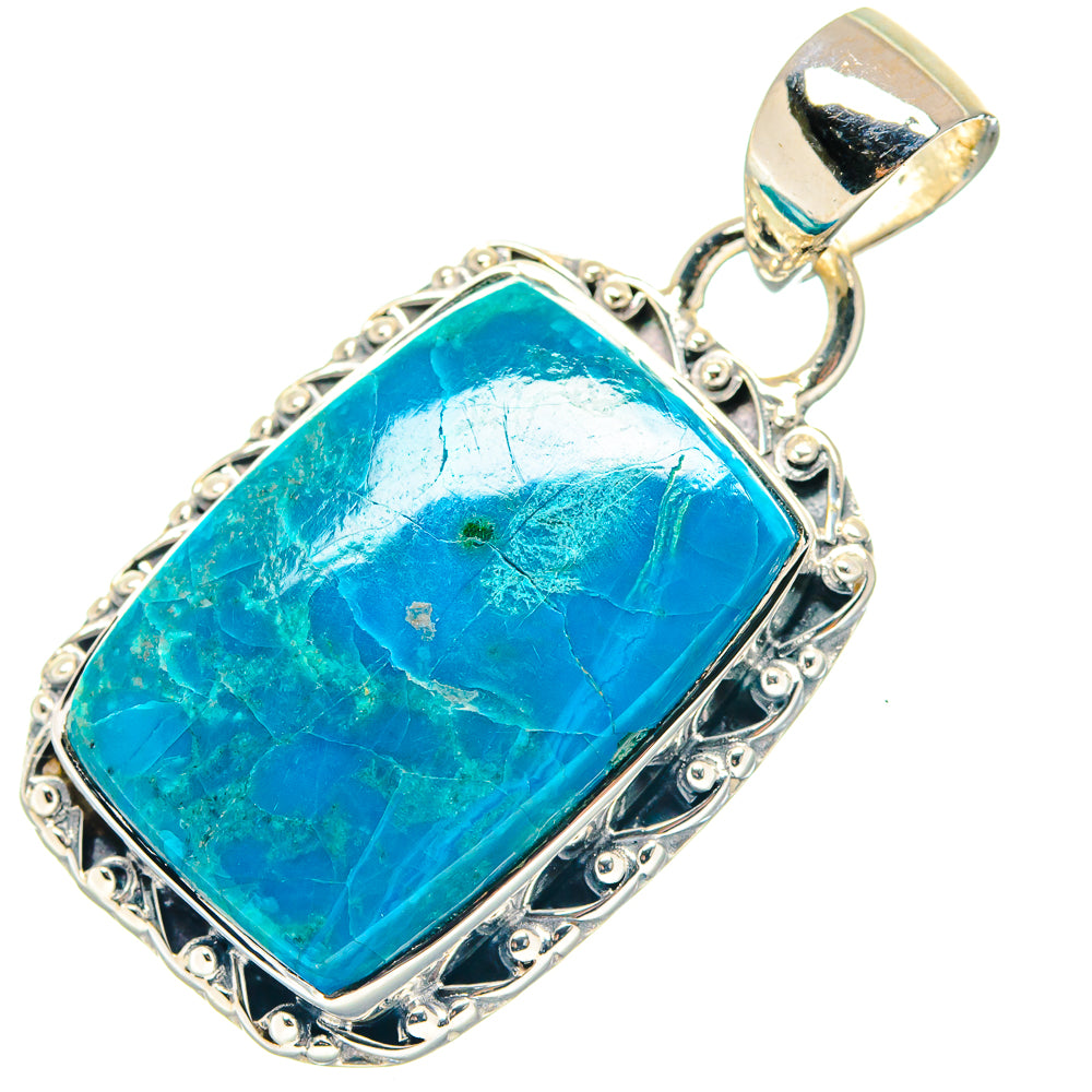 Chrysocolla Pendants handcrafted by Anasilvercos - PD19256
