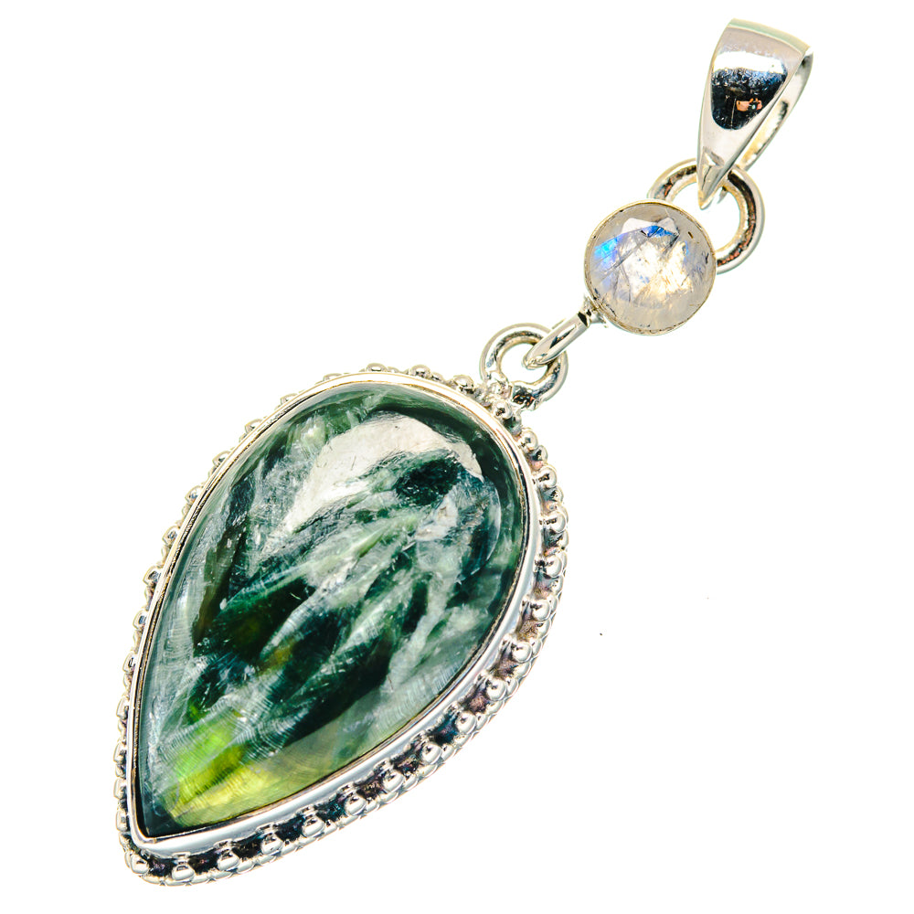 Seraphinite Pendants handcrafted by Anasilvercos - PD19267