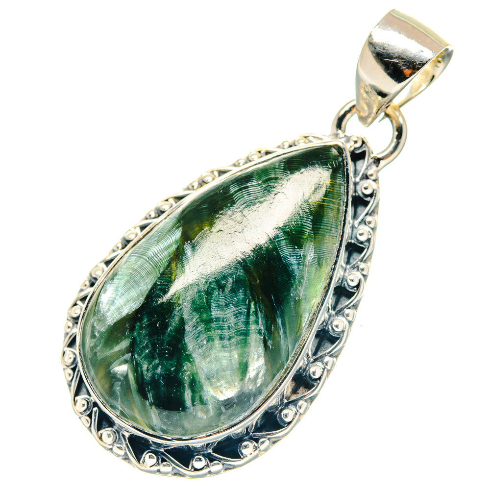 Seraphinite Pendants handcrafted by Anasilvercos - PD19269