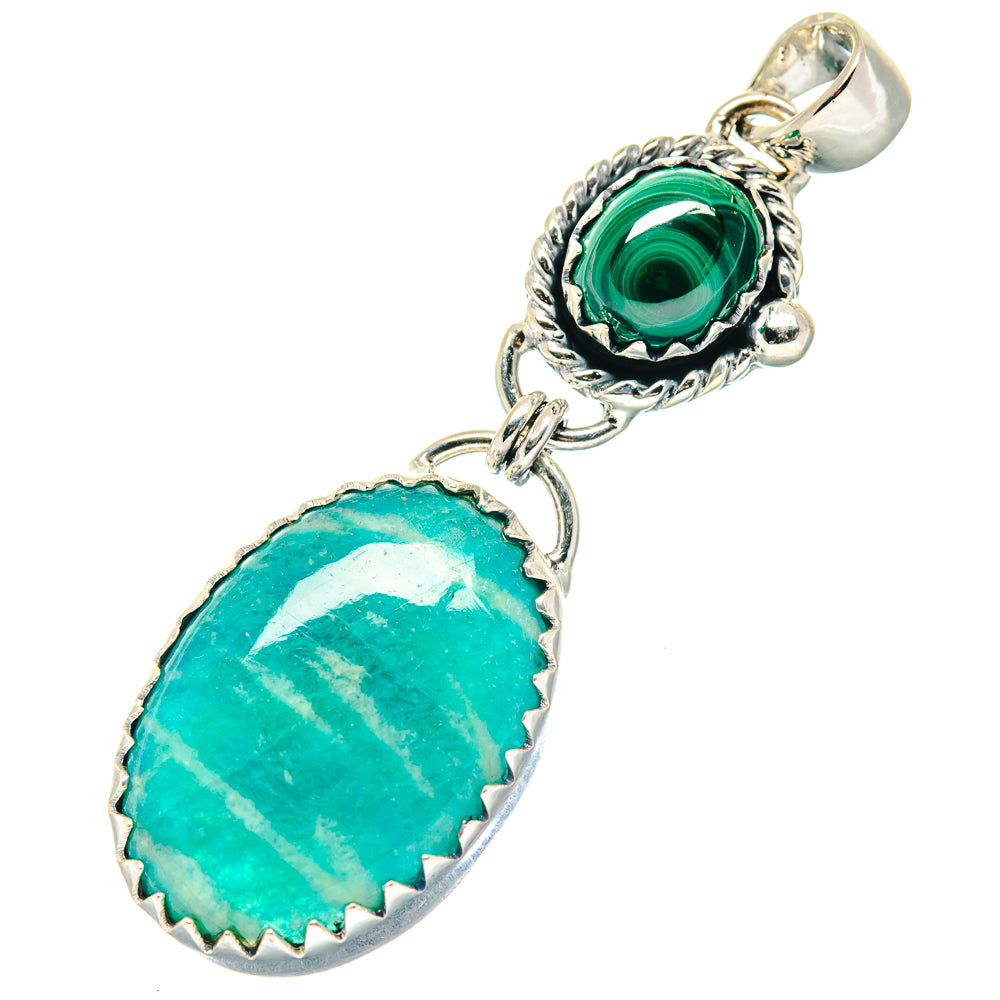 Amazonite Pendants handcrafted by Anasilvercos - PD19272