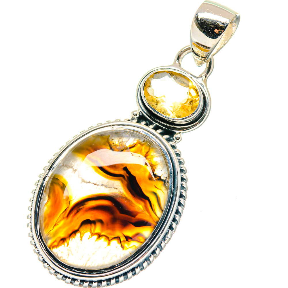 Montana Agate Pendants handcrafted by Anasilvercos - PD19274