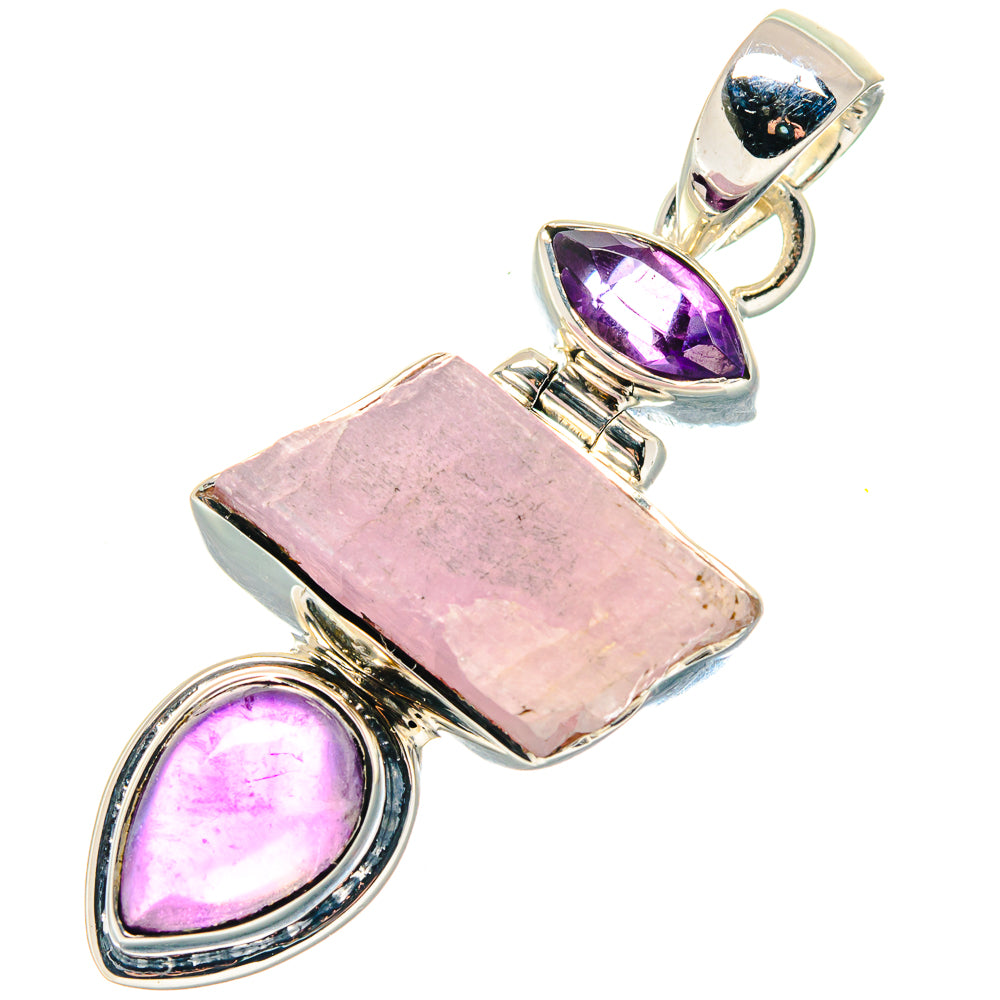 Kunzite Pendants handcrafted by Anasilvercos - PD19298