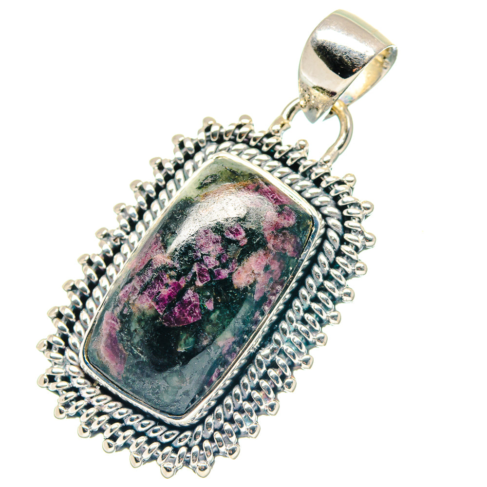 Russian Eudialyte Pendants handcrafted by Anasilvercos - PD19304
