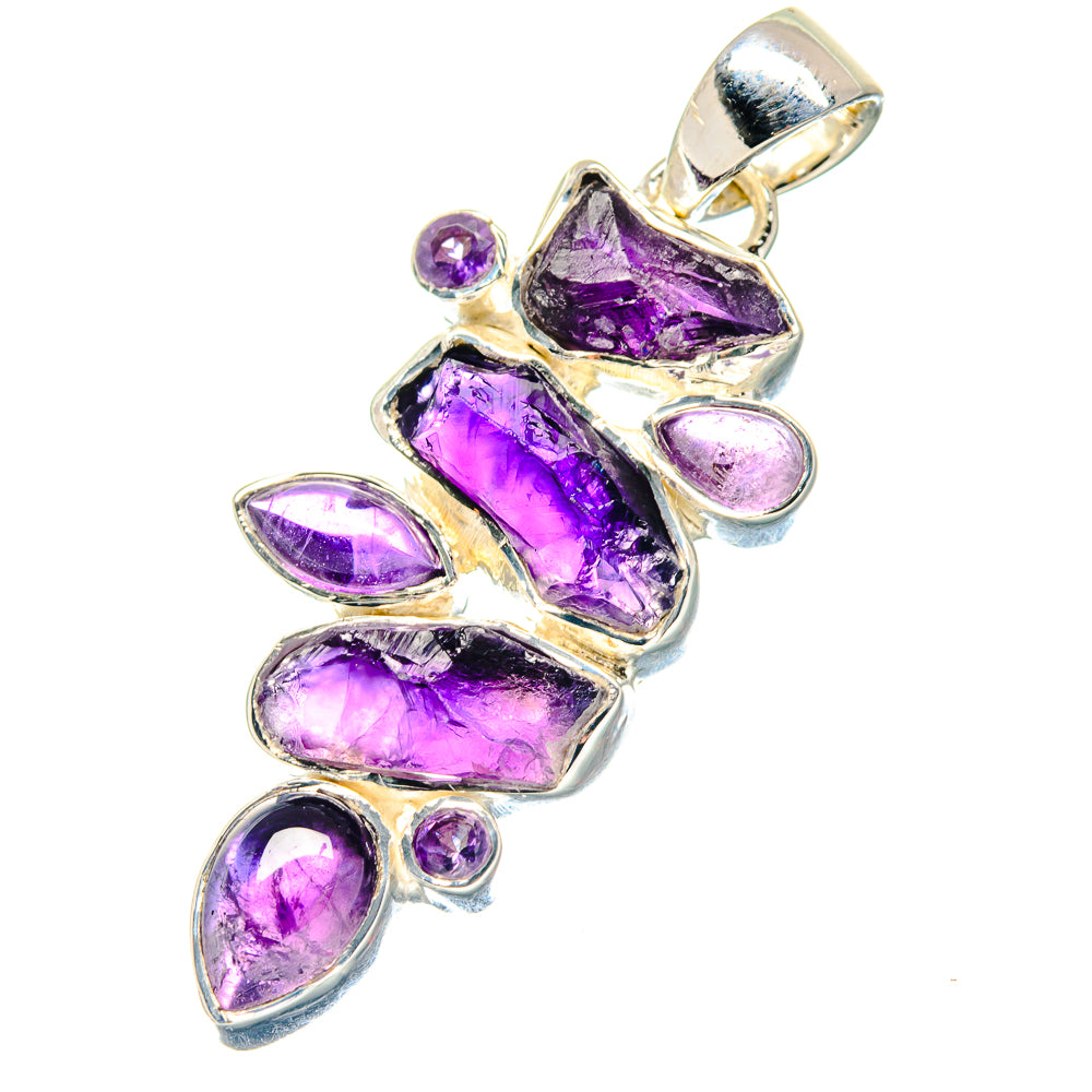 Amethyst Pendants handcrafted by Anasilvercos - PD19305