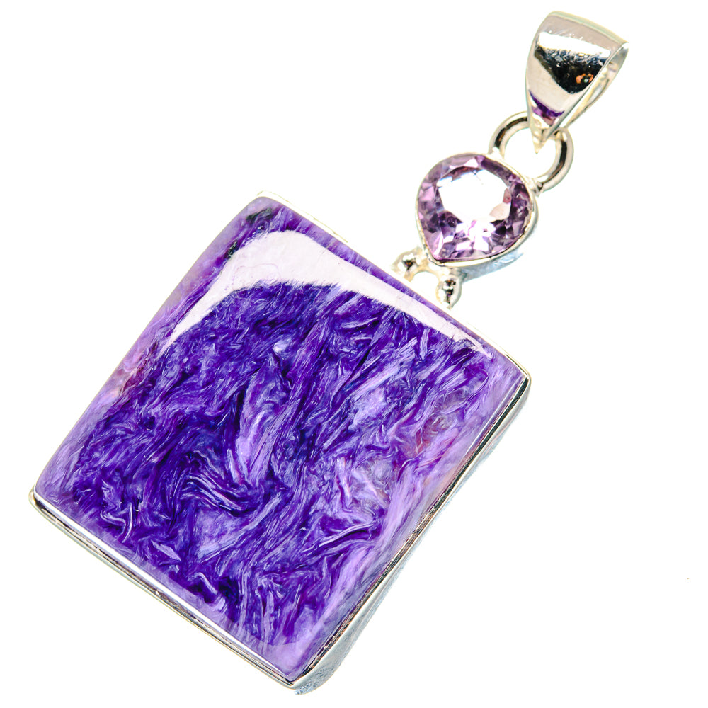 Charoite Pendants handcrafted by Anasilvercos - PD19308