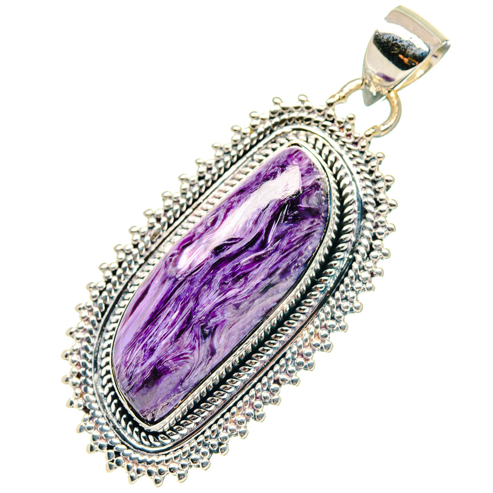 Charoite Pendants handcrafted by Anasilvercos - PD19309