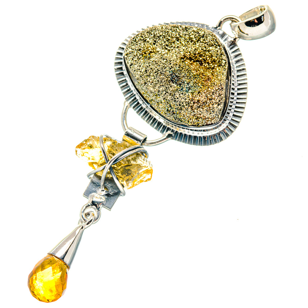 Peacock Ore Pendants handcrafted by Anasilvercos - PD19311