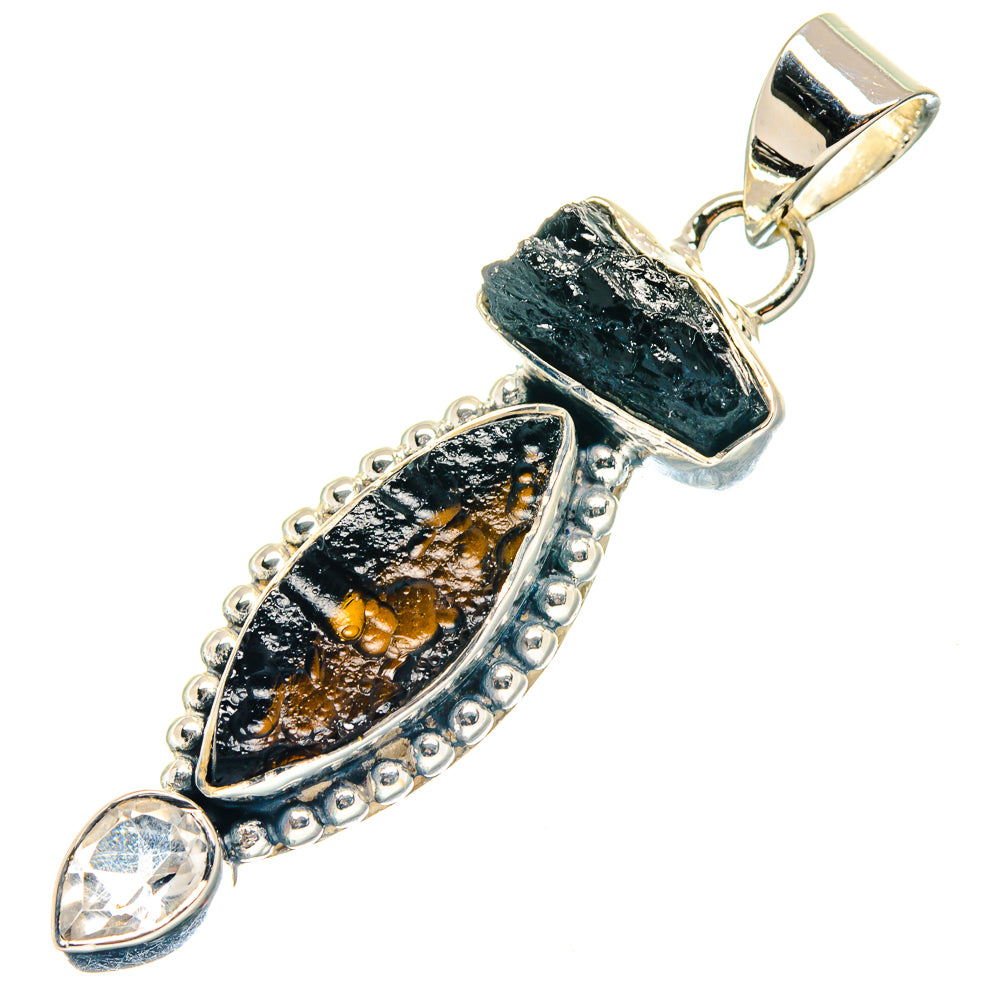 Tektite Pendants handcrafted by Anasilvercos - PD19319