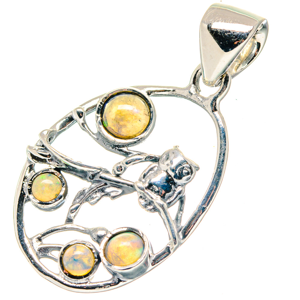 Ethiopian Opal Pendants handcrafted by Anasilvercos - PD19328