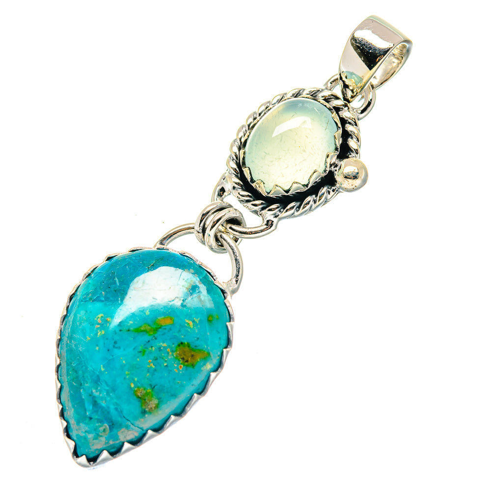 Chrysocolla Pendants handcrafted by Anasilvercos - PD19331