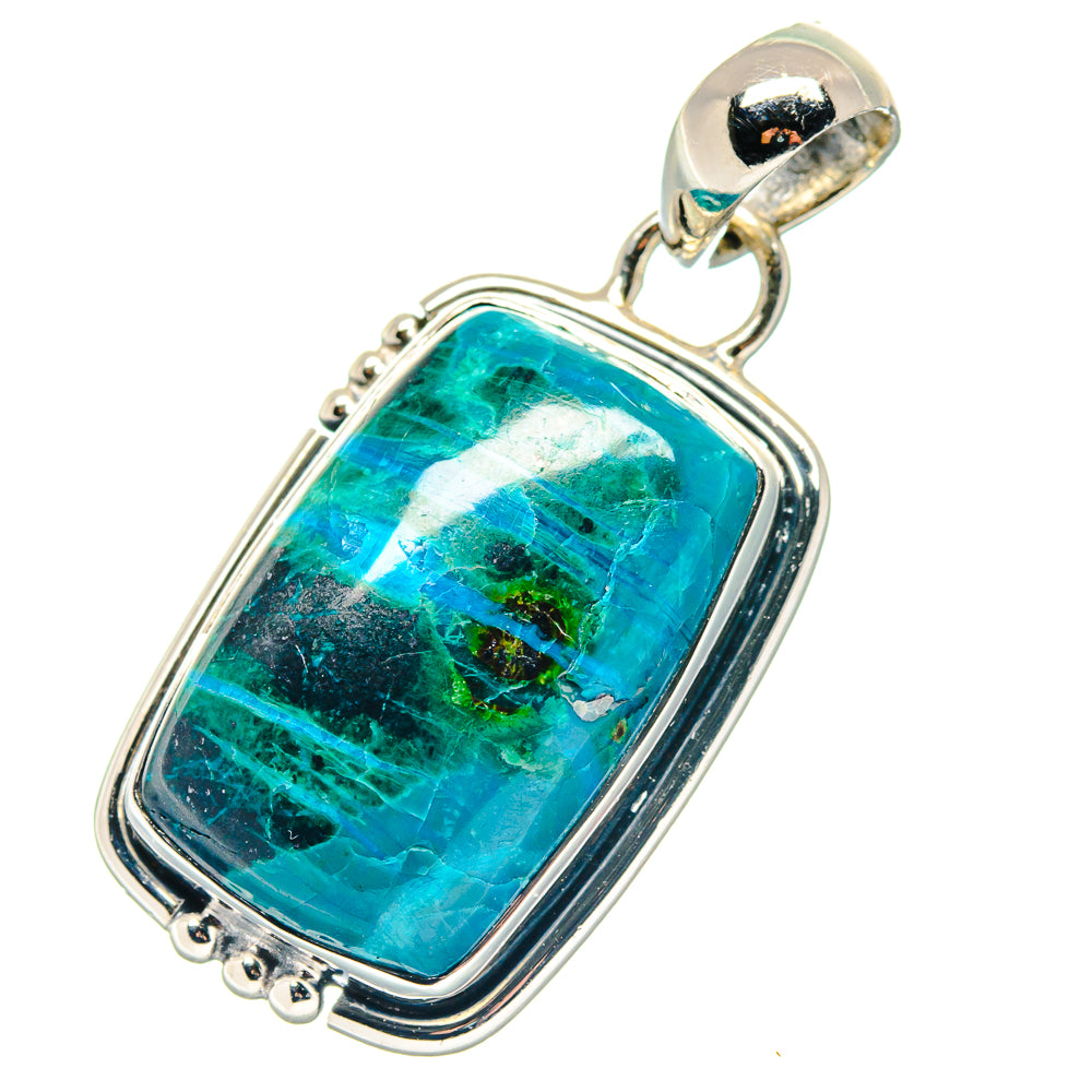 Chrysocolla Pendants handcrafted by Anasilvercos - PD19334