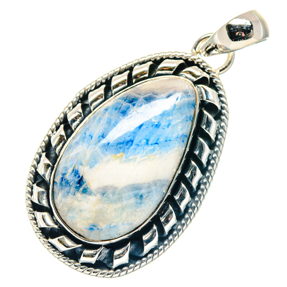 Blue Scheelite Pendants handcrafted by Anasilvercos - PD19343
