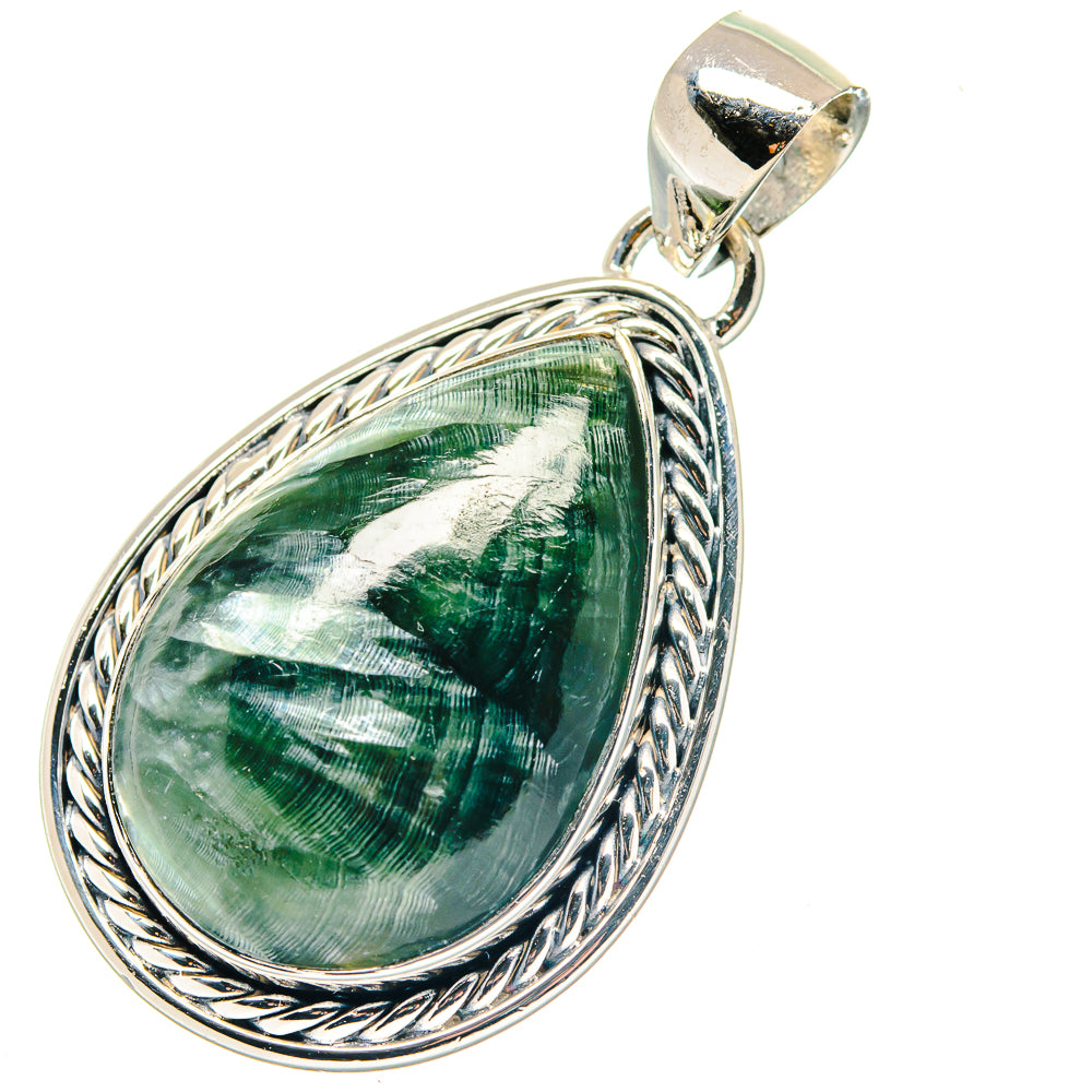 Seraphinite Pendants handcrafted by Anasilvercos - PD19346