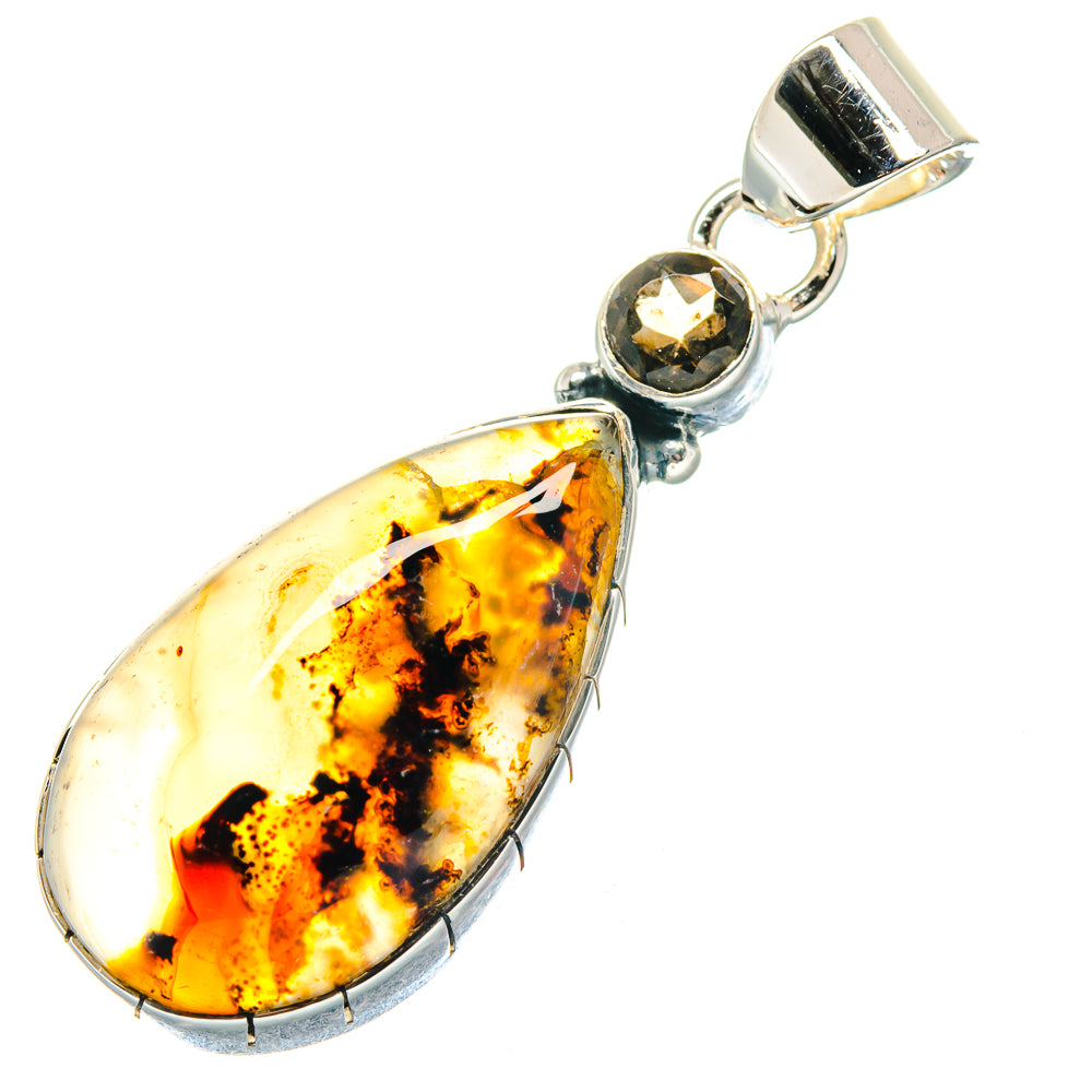 Montana Agate Pendants handcrafted by Anasilvercos - PD19358