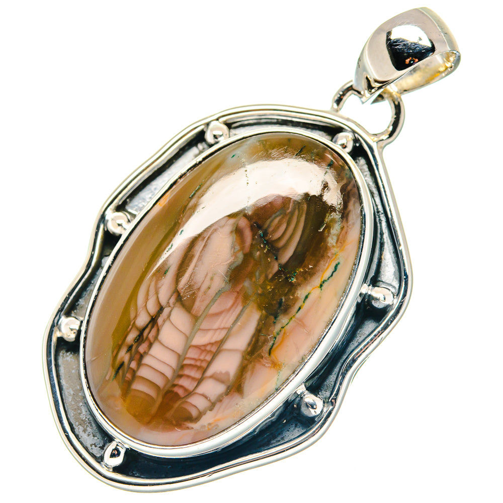 Willow Creek Jasper Pendants handcrafted by Anasilvercos - PD19360