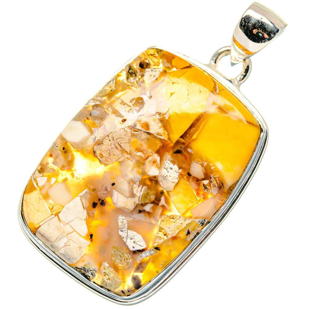 Brecciated Mookaite Pendants handcrafted by Anasilvercos - PD19366 - Photo 2