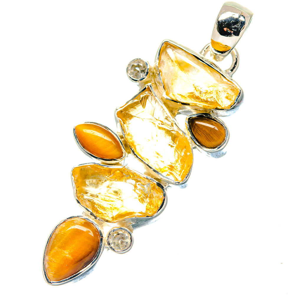 Citrine Pendants handcrafted by Anasilvercos - PD19370