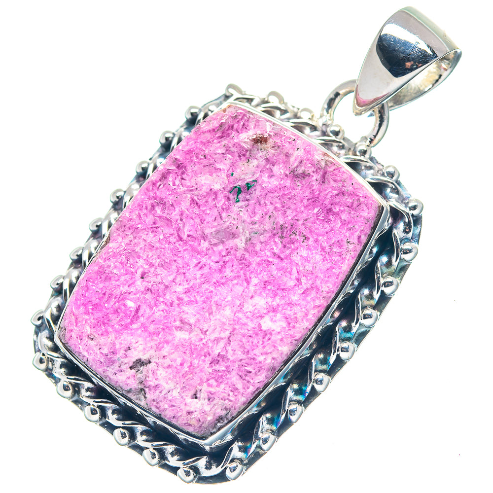 Cobalto Calcite Druzy Pendants handcrafted by Anasilvercos - PD19373 - Photo 2