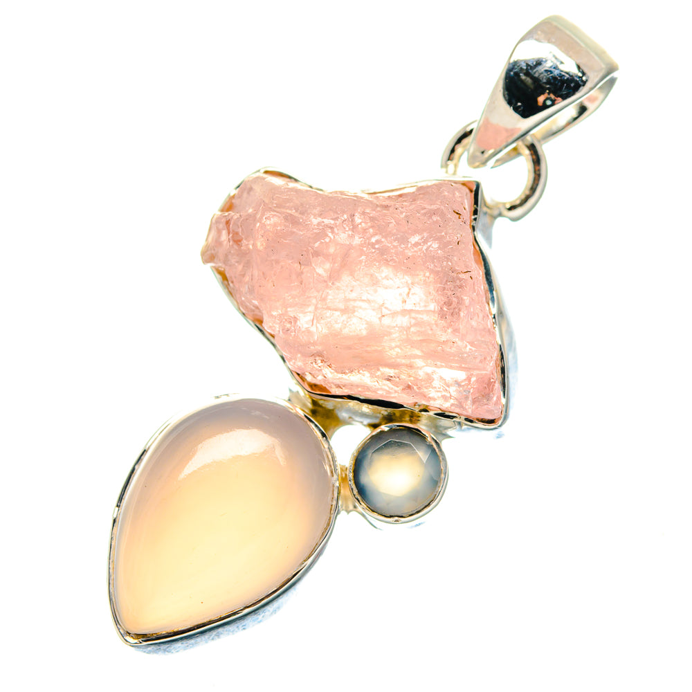 Montana Agate, Citrine Pendants handcrafted by Anasilvercos - PD19374