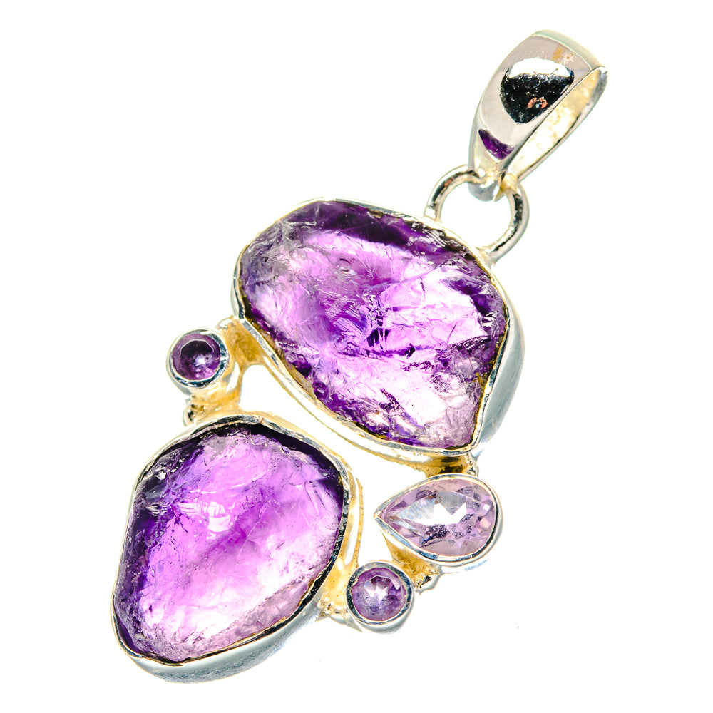 Rainbow Moonstone Pendants handcrafted by Anasilvercos - PD19385